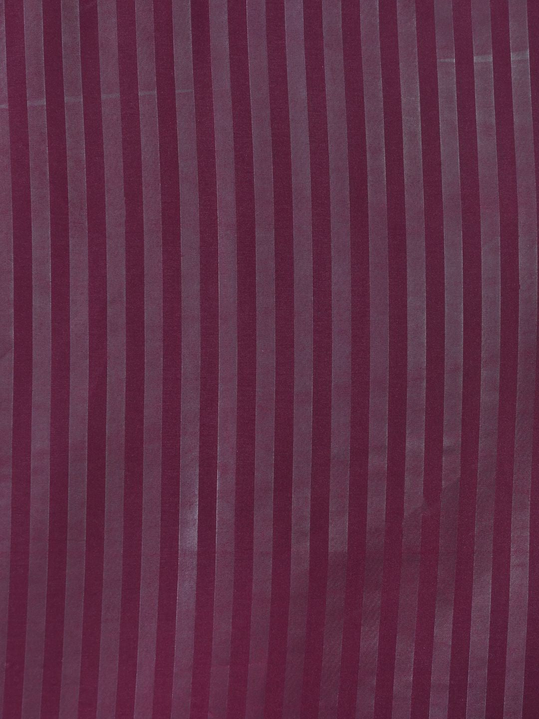 HOSTA HOMES Purple Striped Fitted 280 TC Single Bedsheet with 1 Pillow Covers