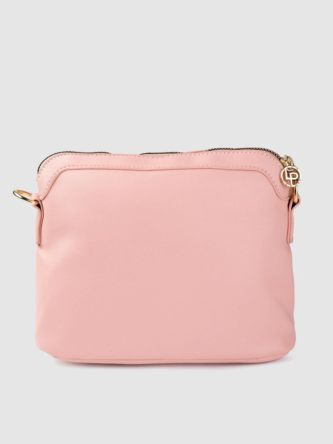Lino Perros Women Pink Quilted Sling Bag