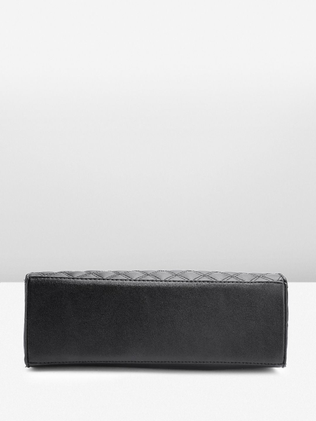 DressBerry Structured Quilted Shoulder Bag