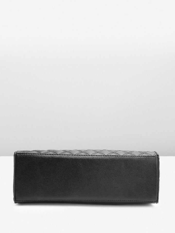 DressBerry Structured Quilted Shoulder Bag