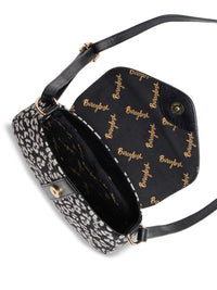 Berrylush White Animal Printed Miniature Sling Bag