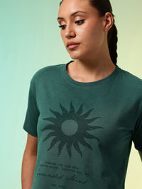 HRX by Hrithik Roshan Graphic Printed Yoga T-shirt