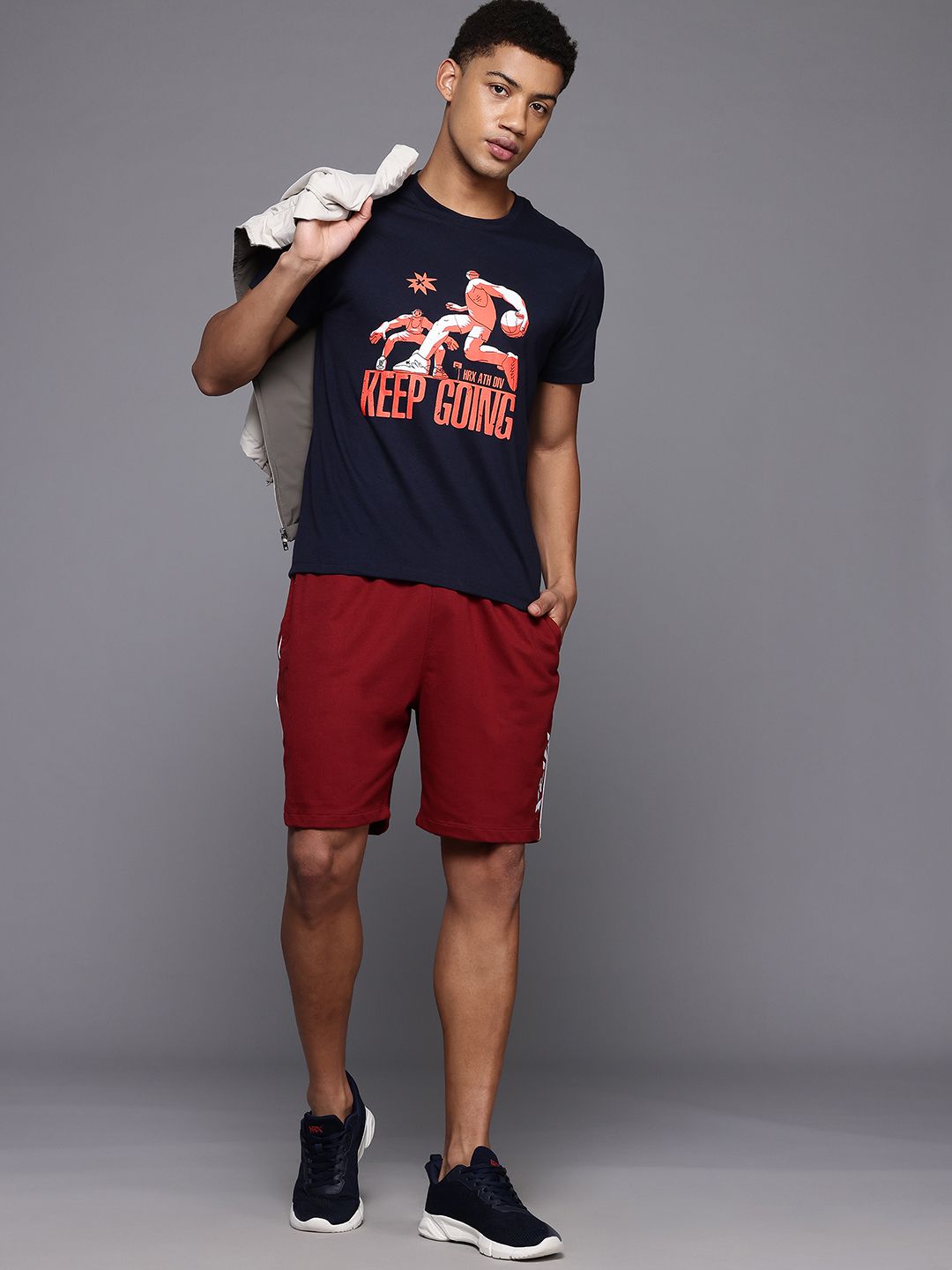 HRX by Hrithik Roshan Graphic Print Lifestyle T-shirt
