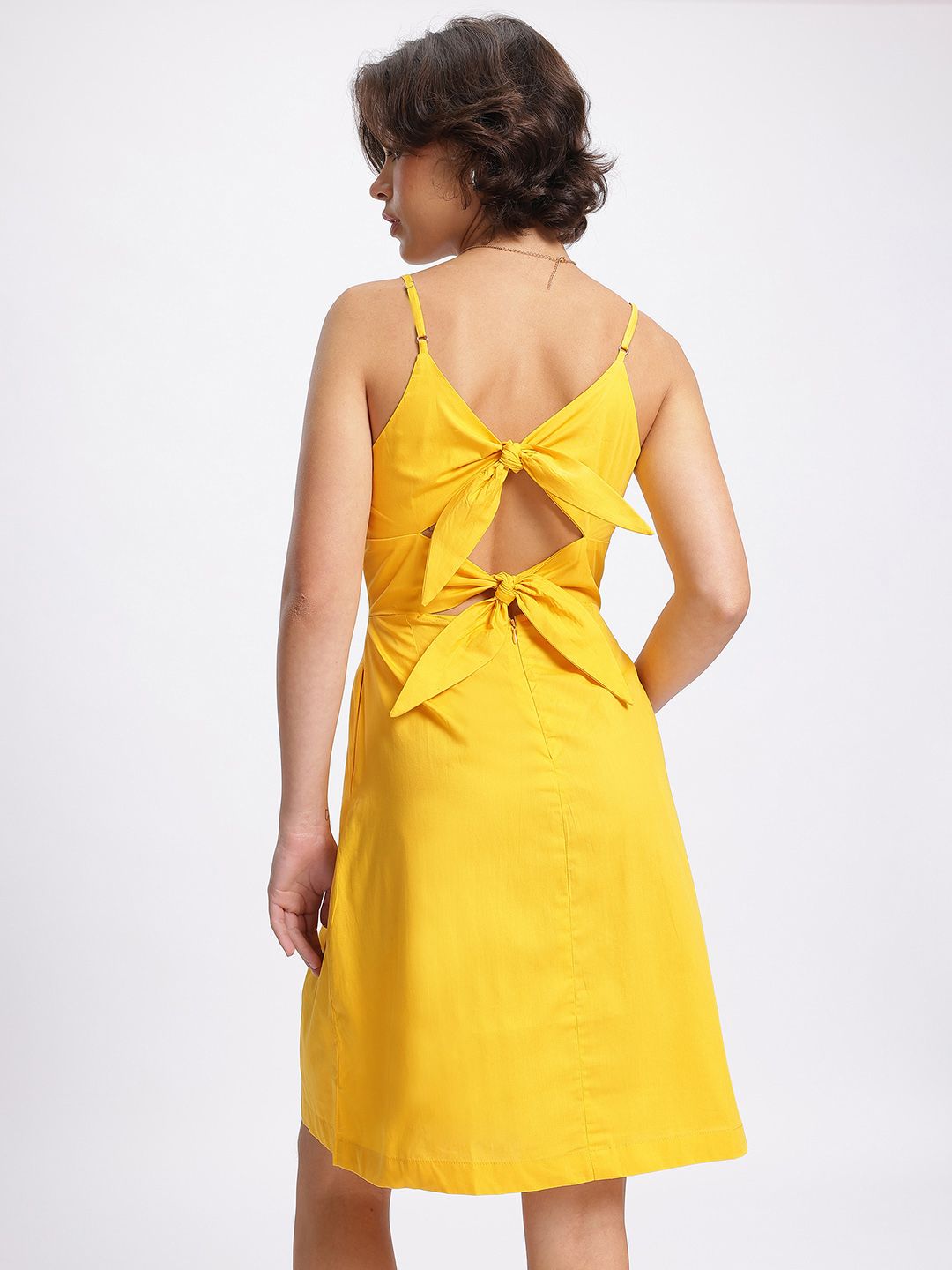 DressBerry Statement Bows Strappy A-line Dress