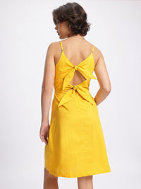 DressBerry Statement Bows Strappy A-line Dress