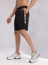 HRX by Hrithik Roshan Men Brand Logo Print Mid-Rise Training Shorts