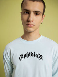 Bewakoof Men Typography Printed Round Neck Pure Cotton Oversized T-shirt