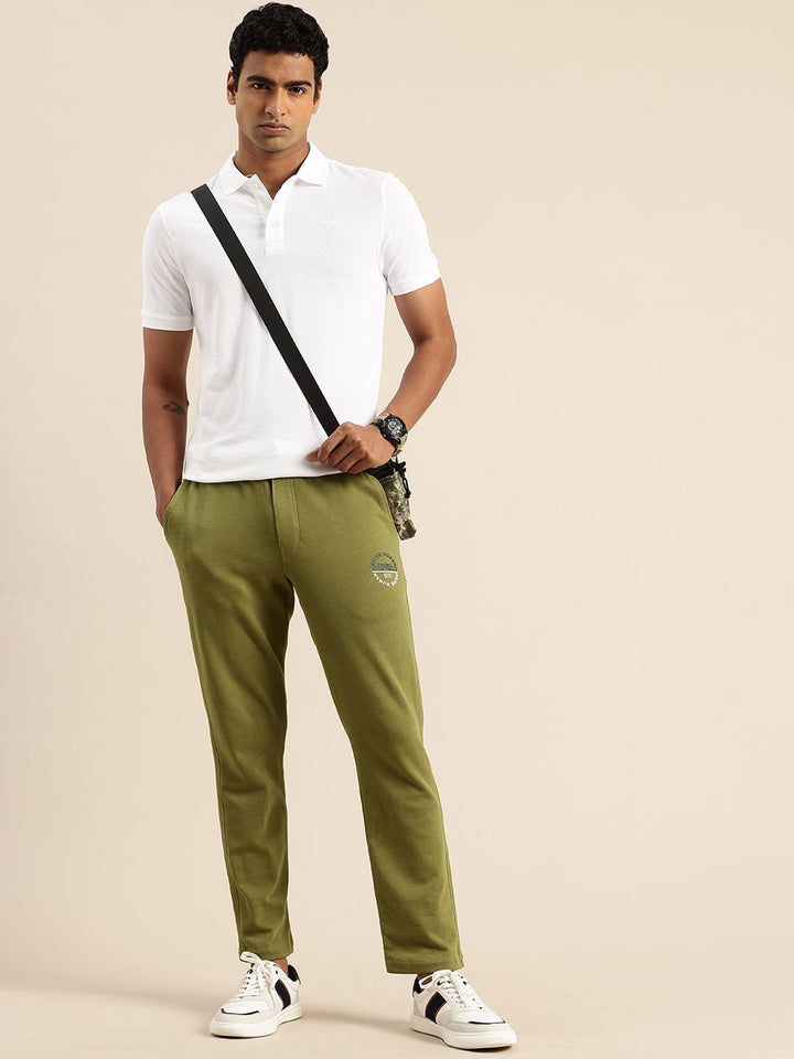 Being Human Men Pure Cotton Regular Track Pants