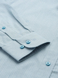 Raymond Pure Cotton Self Design Slim Fit Textured Formal Shirt