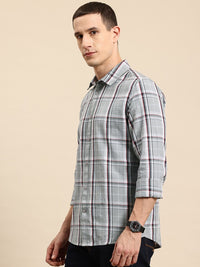 Being Human Tartan Checked Pure Cotton Shirt