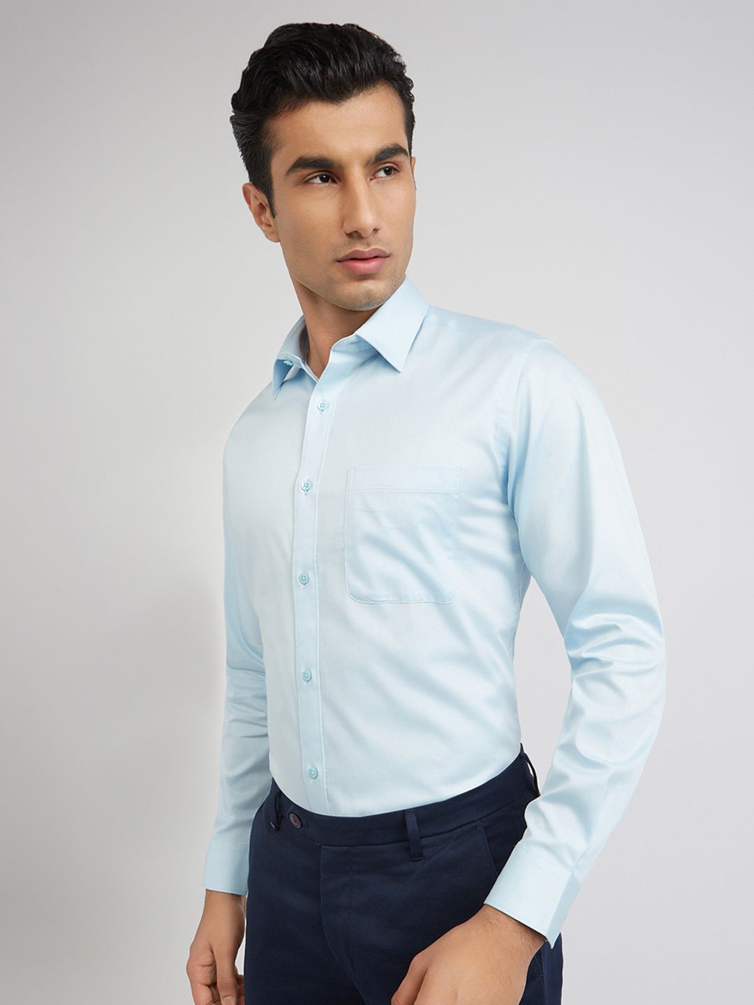 Raymond Pure Cotton Slim Fit Formal Shirt