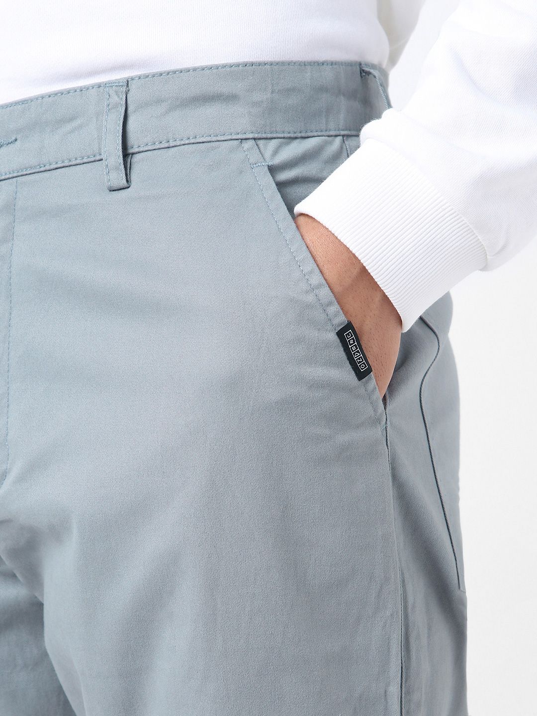 Urbano Fashion Men Regular Fit Solid Cargo Chino Pant with 6 Pockets Stretchable