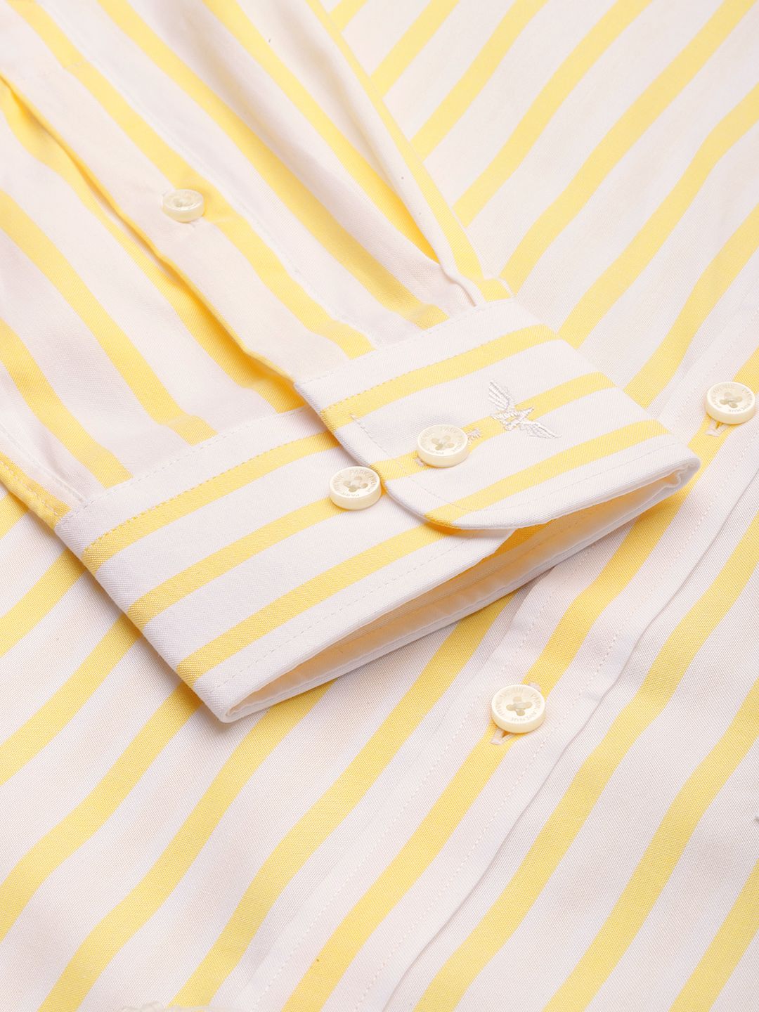 Park Avenue Pure Cotton Slim Fit Striped Formal Shirt