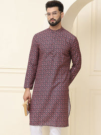 SOJANYA Motif Etnik Printed Pure Cotton Kurta
