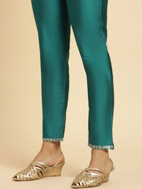 W Women Slim Fit Cigarette Trousers
