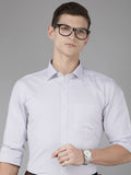 Park Avenue Slim Fit Self-Checked Pure Cotton Formal Shirt