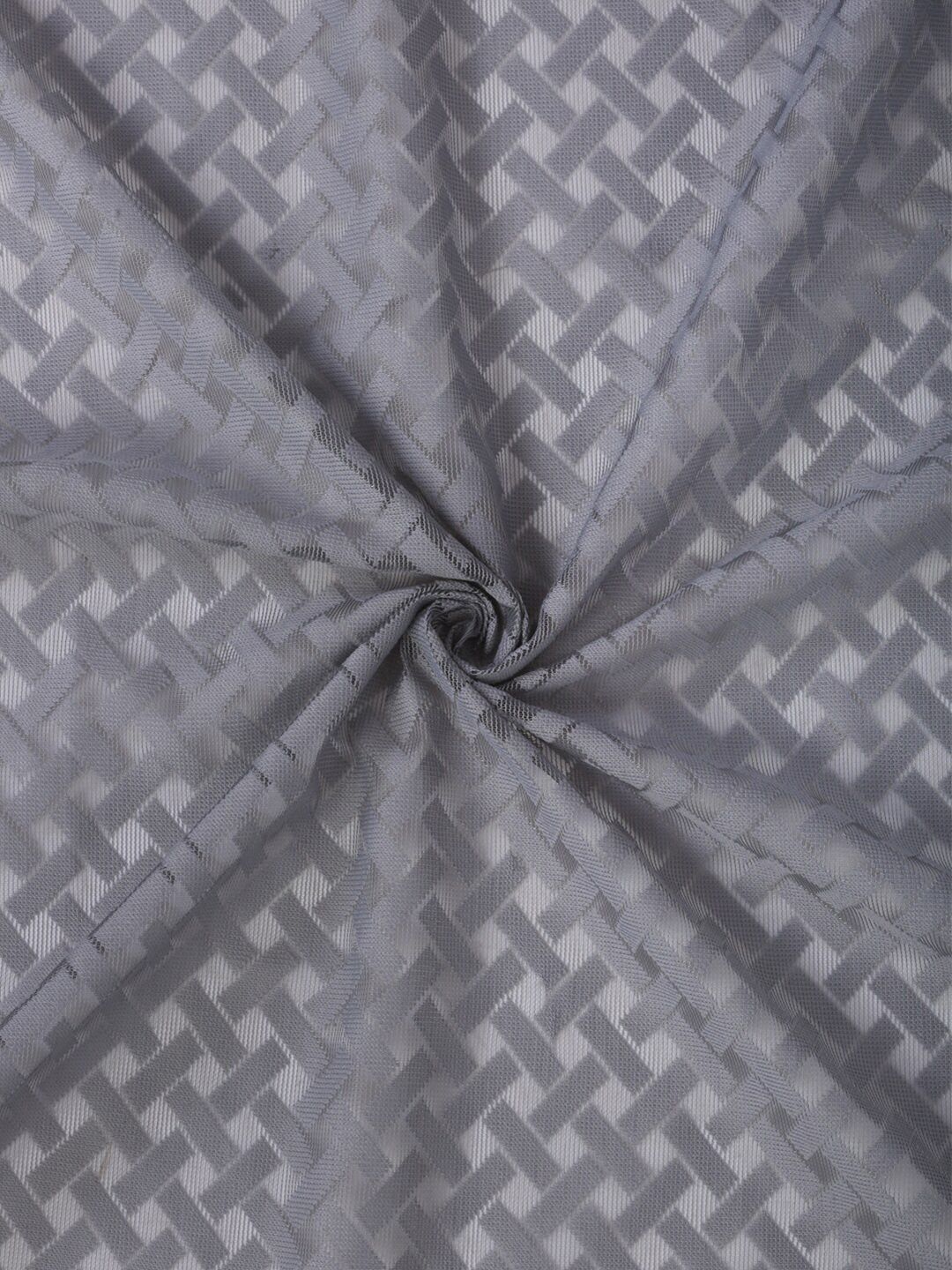 HOSTA HOMES Grey Geometric Long Door Curtain
