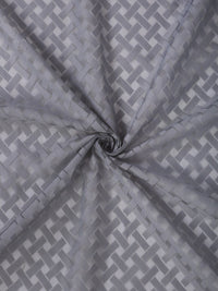 HOSTA HOMES Grey Geometric Long Door Curtain