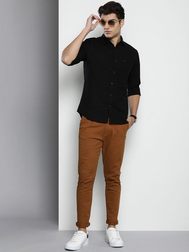 The Indian Garage Co Men Slim Fit Chinos