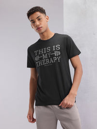 HRX by Hrithik Roshan Typography Printed Training T-shirt