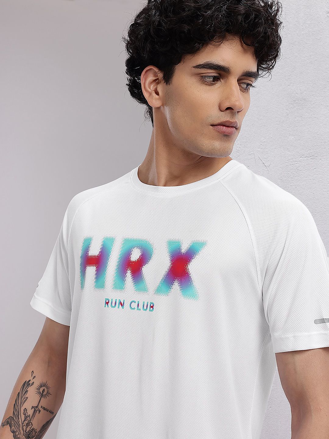 HRX by Hrithik Roshan Rapid Dry Printed Running T-Shirt