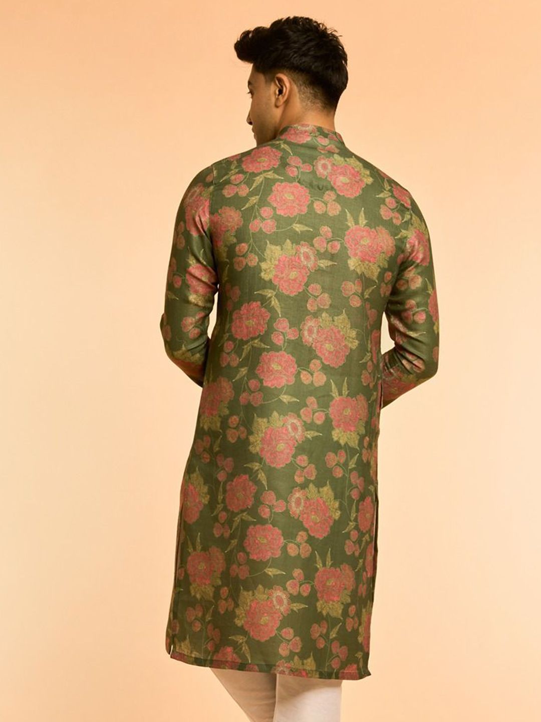 Diwas by Manyavar Men Floral Printed Kurta