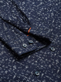 Park Avenue Pure Cotton Slim Fit Abstract Printed Casual Shirt