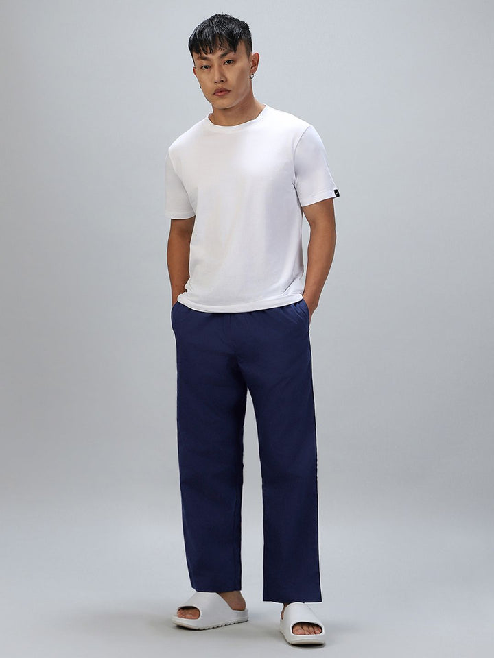 Bewakoof Men Navy Blue Pyjamas
