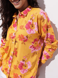 DressBerry Summer in Bloom Floral Shirt
