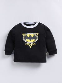 Moms Love Infant Boys Printed Pure Cotton Batman Clothing Set