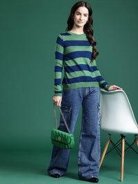 DressBerry Striped Pullover