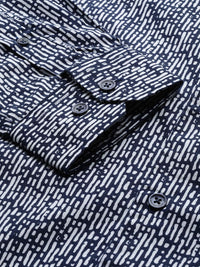 Park Avenue Men Pure Cotton Slim Fit Printed Formal Shirt
