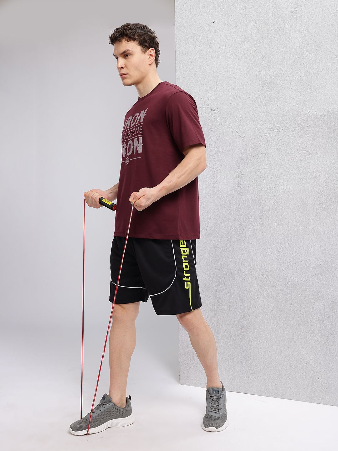HRX by Hrithik Roshan Typography Print Training T-shirt