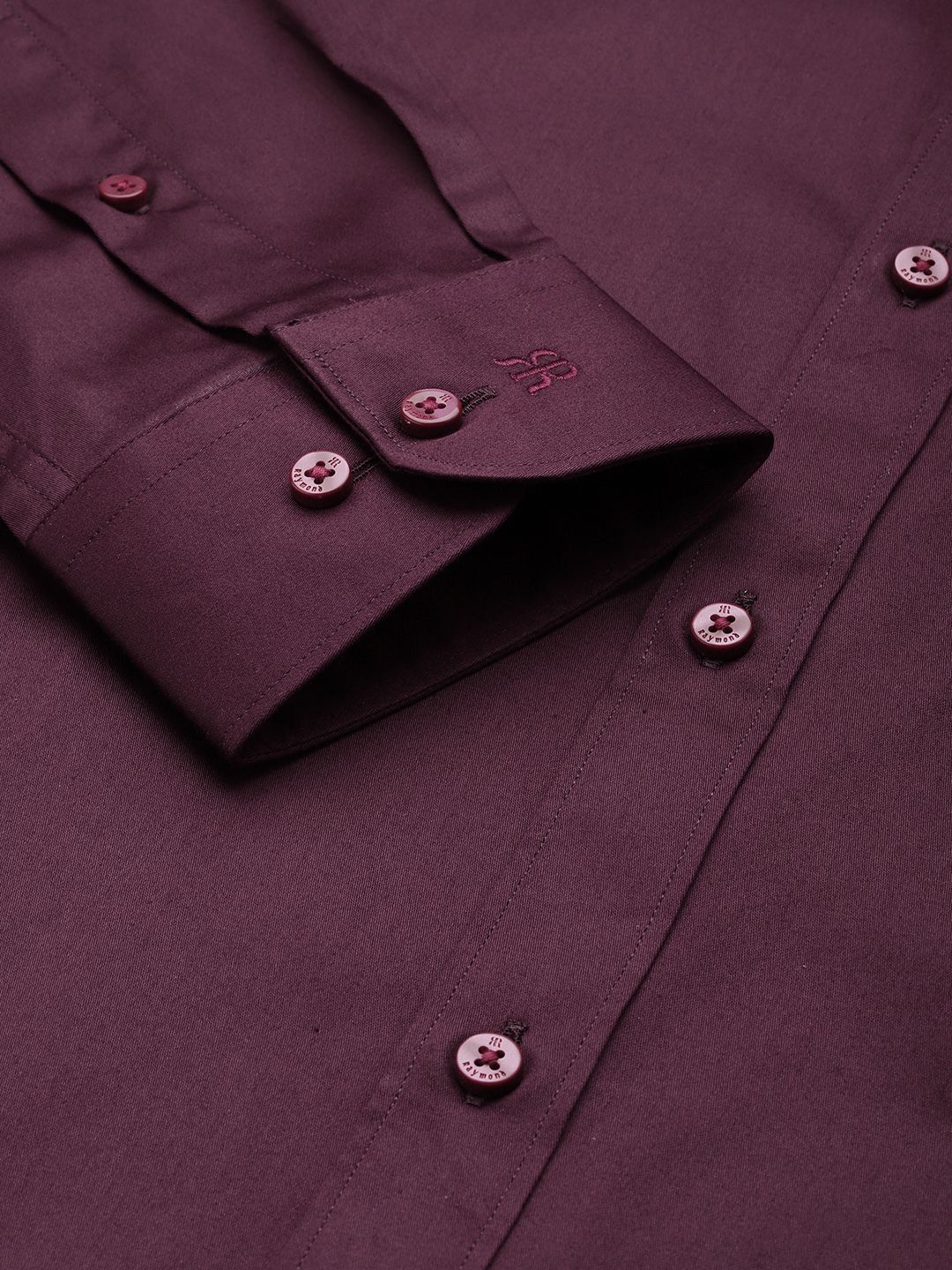 Raymond Pure Cotton Slim Fit Opaque Formal Shirt