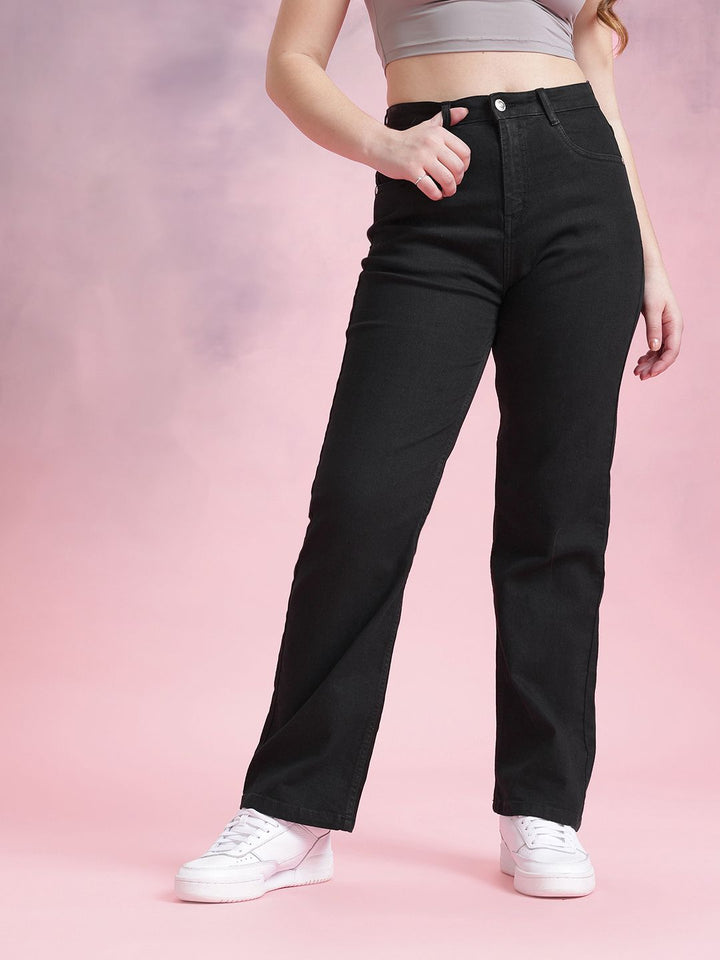 DressBerry Women Straight Fit Stretchable Jeans