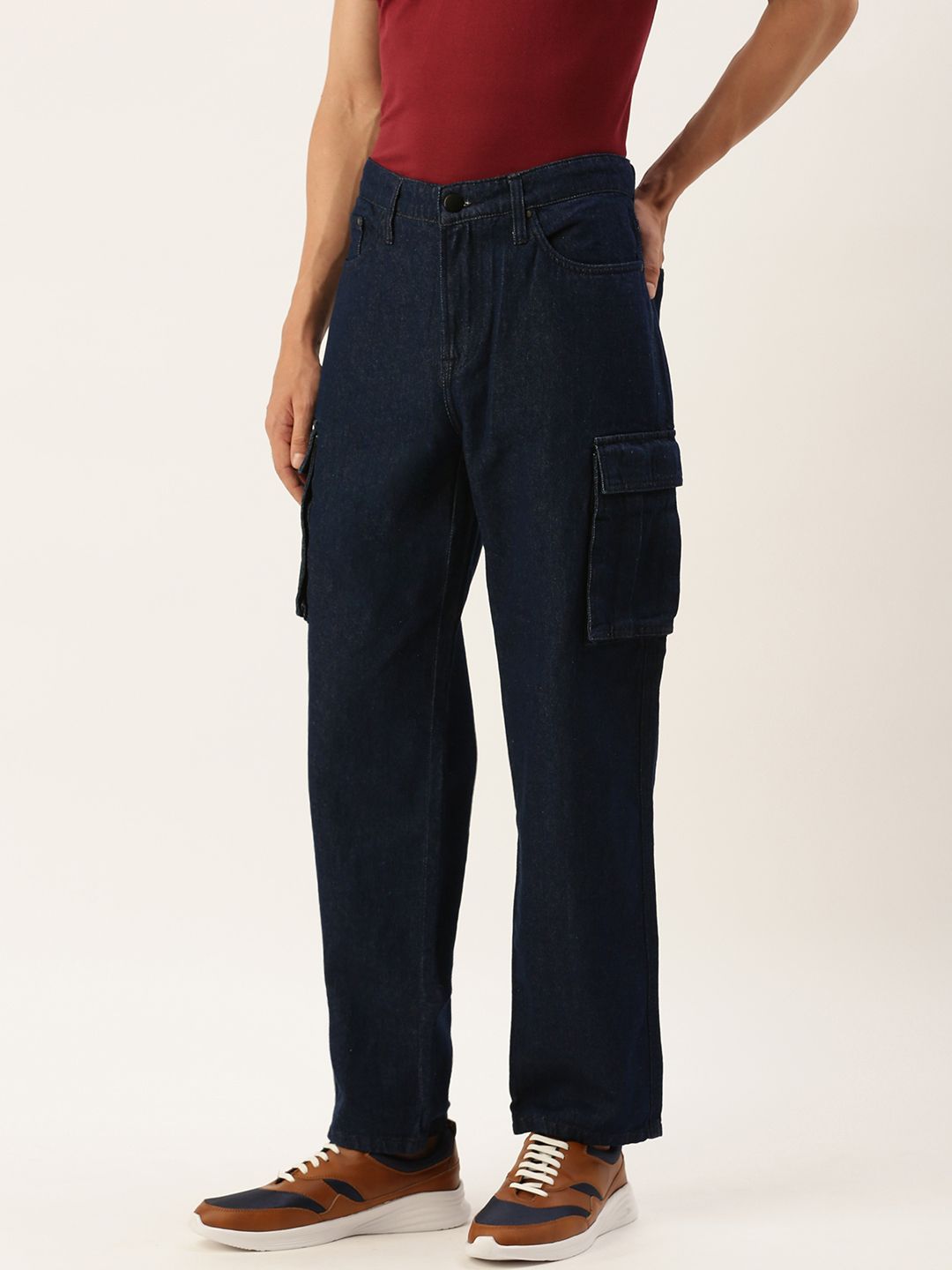 Bene Kleed Men Relaxed Fit Cargo Jeans