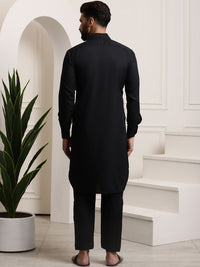 SOJANYA Kolar Baju Lengkung Labuh Pathani Kurta bersama Salwar