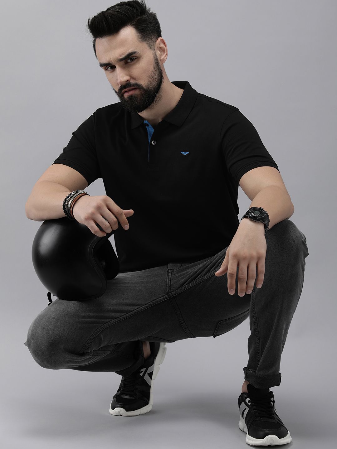 Park Avenue Pure Cotton Slim Fit Polo T-shirt