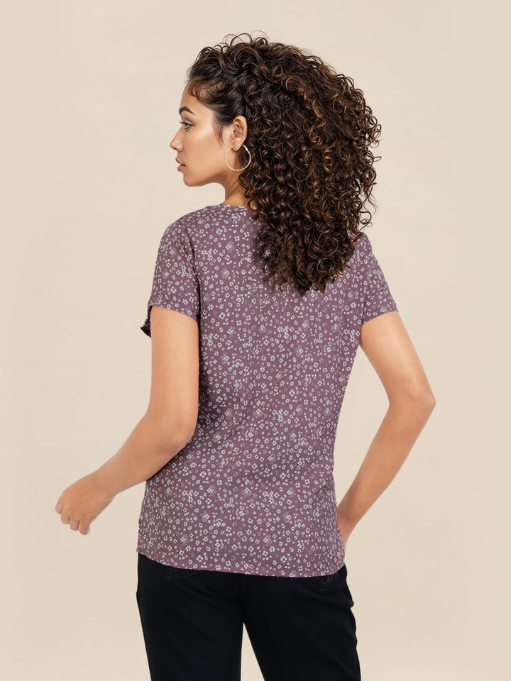 DressBerry Floral Printed Regular Top