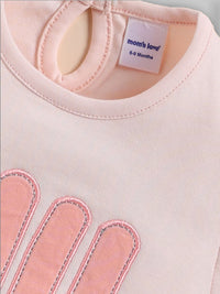 Moms Love Infant Girls Pure Cotton Printed Top with Shorts