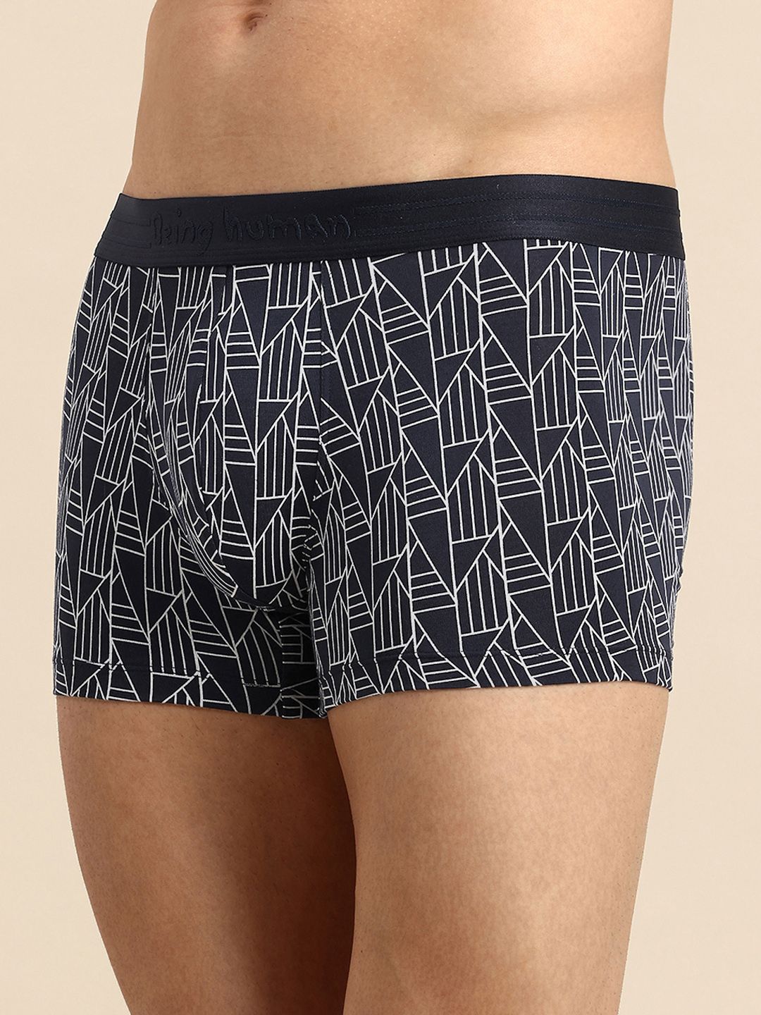 Being Human Printed Mid Rise Basic Trunks