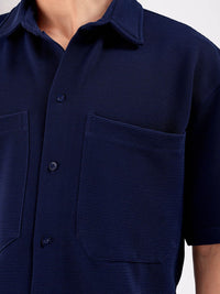 The Indian Garage Co Spread Collar Curved Boxy Casual Shirt