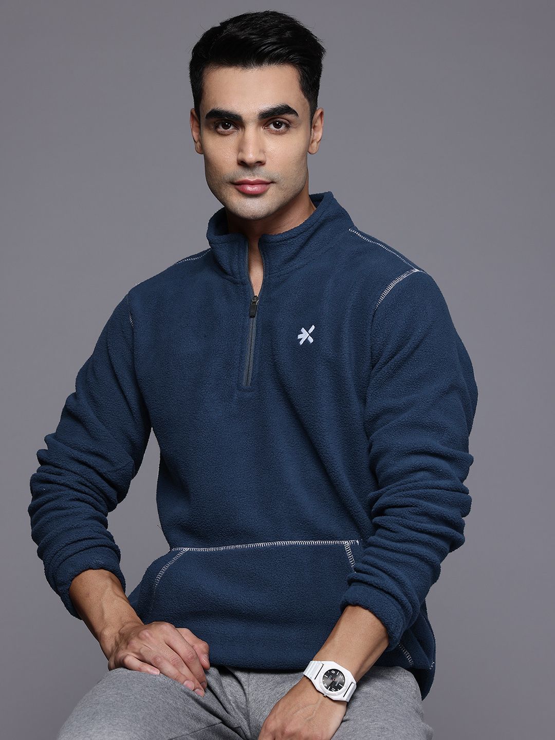 HRX by Hrithik Roshan Fleece Sweatshirt