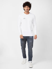 SPYKAR Long Sleeves Slim Fit Cotton T-shirt