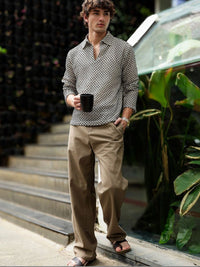 Eszett Men Classic Printed Casual Shirt