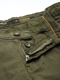SPYKAR Men Regular Fit Cargos Trousers