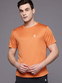 HRX by Hrithik Roshan Striped Rapid-Dry Training T-shirt