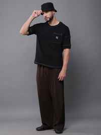 Difference of Opinion Men Oversized Drop Shoulder Ultra Soft Drapey Cotton T-Shirt