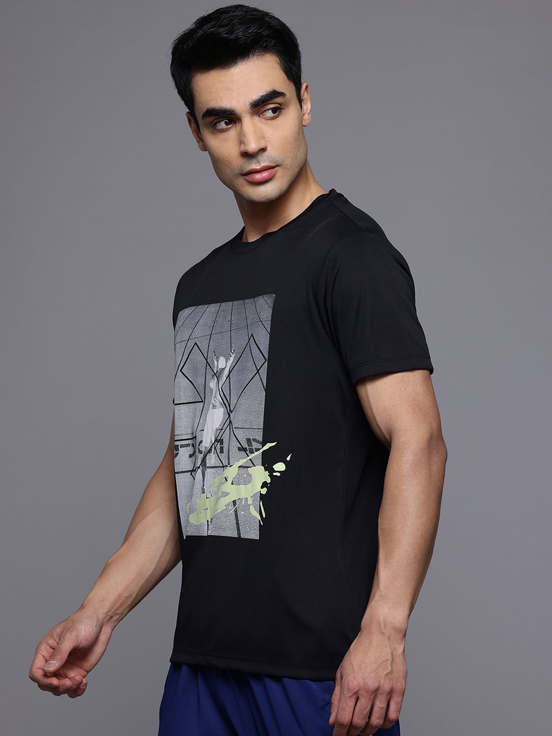 HRX by Hrithik Roshan Graphic Printed Running T-shirt