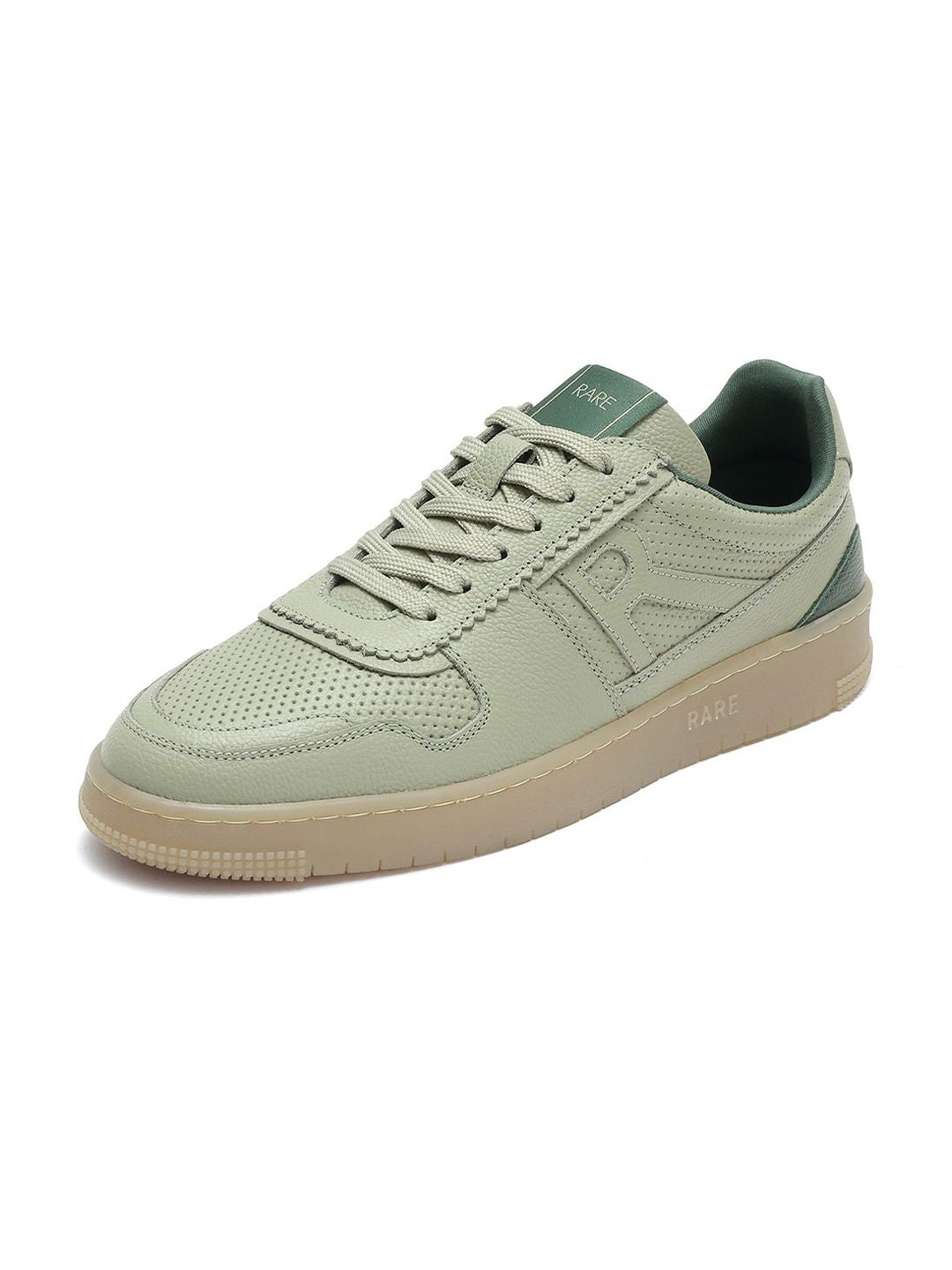 RARE RABBIT Men Perforations Leather Sneakers